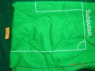 Subbuteo 1980's modern green felt Pitch (2) 