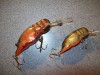 2 CLASSIC BAGLEYS CRAWFISH LURES 2-1/8 & 2-5/8