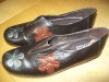 brown leather ladies flowerpatch Lotus shoes 5 (Eu 38) 