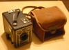 SIX-20 BROWNIE D BY KODAK BOX CAMERA WITH CASE 