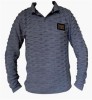 NWT Men's Cotton/Acrylic Gray Sweater Sweatshirt fit L 