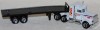 SF MATCHBOX '83 PETERBUILT SEMI FLAT BED TRAILER CASE#3 