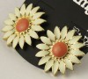 Vintage Fashion Smart Sun Flower Stud Earrings FREESHIP 