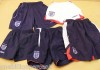 6 X ENGLAND UMBRO FOOTBALL SOCCER SHORTS BOYS MIXED 