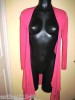 SPEEDWAY DIFFUSION PINK FINE KNITTED COAT SMALL VISCOSE 