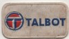 old  TALBOT  Cloth Patch / Badge  sew-on 