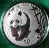 Moneda de plata Panda 2002 