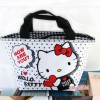 White  Hello Kitty  Handbag Lunch box Bag HE-08W 