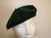 DARK GREEN WOOL FELT BERET / HAT SIZE 10 ½” CROWN 57CM 