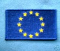 EUROPEAN council of europe ~ EU flag SEW ON patch BADGE 