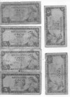 Lote 6 billetes 5 pesetas 1954