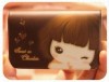 Cute ID Credit Card Holder Case Wallet Pocket Black 