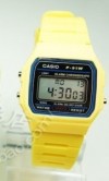 NEW Yellow thin children can have alarm clock watch 