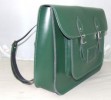 VINTAGE ITALIAN LEATHER SATCHEL SCHOOL RUCKSACK BAG GR 