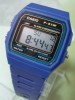 NEW blue thin children can have alarm clock watch 