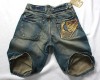 q15 NEW QUIKSILVER DENIM JEANS SHORTS mens size 34 