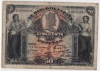 BILLETE 50 PESETAS EMISIÓN : 15 DE JULIO DE 1907 