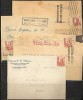 Spain stamps on 4 Spanish Civil War cover fronts 1937 