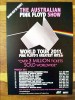 AUSTRALIAN PINK FLOYD SHOW  2011 TOUR COLLECTORS FLYER  