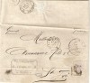 77) SPAIN  1881 COVER  BILBAO to FRANCE  