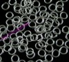 Freeshipping 1000 Pc Silver Plated 4mm thick Jump Rings 