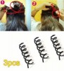 New 3pc Beauty Spiral Hair pin clip stick Pick Barrette 