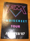 FM.INDISCREET TOUR PROGRAMME.+BAG+SIGNED PHOTO 