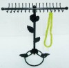 32 Necklace Hooks Jewelry Display Rack Stand Holder 