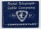 USA TELEGRAPH STAMPS 1931 Cable Co. Complete booklet 