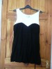 BLACK/WHITE DRESS SIZE 16 