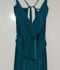 TOPSHOP Teal Green Sleeveless Strappy Dress Size 10 