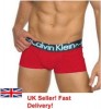 CALVIN CK KLEIN STEEL TRUNK UNDERWEAR RED SIZE - M 