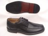 MEN'S BLACK LEATHER LACE SHOES BLACK SHOES SIZE 9  223 