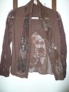 Brown blouse size Large 