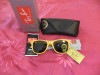 New Ray Ban Wayfarer RB2140 901 With Tags Yellow 