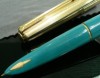 Parker 61 Turqouise Gold Cap Fountain Pen  