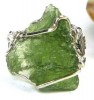 Genuine Czech Moldavite Ring  