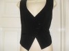 new waistcoat by select size 16 black 