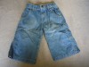 BOYS DEBENHAMS DENIM BERMUDA SHORTS/ADJUSTABLE- 7 YRS 