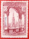 1929 SAHARA ED#25** 5 c. carmin violeta (436) (A) 