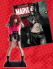 FIGURA PLOMO MARVEL FIGURINE 144 TYPHOID MARY + REVISTA 