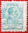 1921 RIO DE ORO ED#135*  20 c. azul claro. 