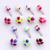 7X14g UV Body Jewelry Navel Belly Button Rings Bar,1360 