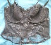 Marks & Spencer Truly You Black Lace Basque Corset 38D 