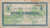 TAMARITE, BILLETE LOCAL DE 1 PESETA G. CIVIL 1937 