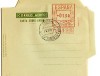 SPAIN AEROGRAMME LAIZ63 MADRID 21NOV57 CANCEL (P192) 