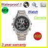 New 4GB Waterproof Spy Watch Camera Recorder DVR Cam 4G 