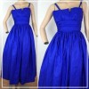 vintage 80's does 50's evening dress--s 