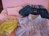 Lote de camisa, faldita y chandal, talla 6-9 meses, 