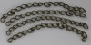 Free shipping 50pcs bronzen plated chains findings 45mm 